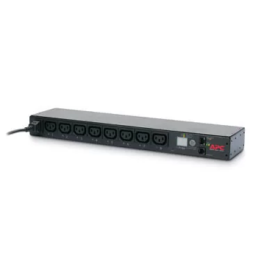 PDU COM MEDI O HORIZONTAL 1U 208/230V 16A - ENTC20 - SAI (8)C13 (AP7821B)