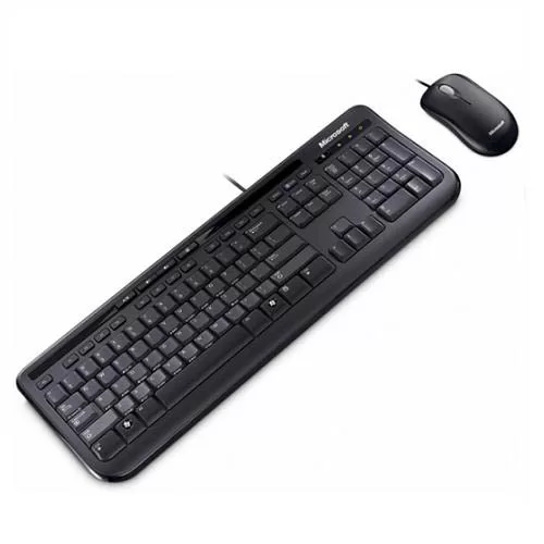 TECLADO E MOUSE WIRED DESKTOP 600 MULTIMIDIA PRETO (APB-00005)