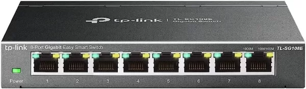 SWITCH EASY SMART GIGABIT DE 8 PORTAS