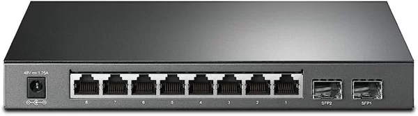 SWITCH TP-LINK SMART GIGABIT POE GIG DE 8-PORT 2 SLOTS SFP